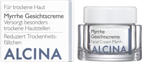 ALCINA Myrrhe Gesichtscreme - 1 x 50 ml - Versorgt besonders trockene Hautstellen