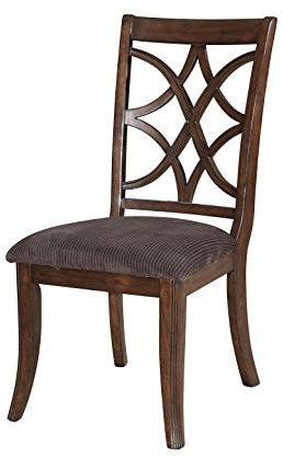 ACME 60257 Keenan - Silla auxiliar, acabado de nogal, juego de 2