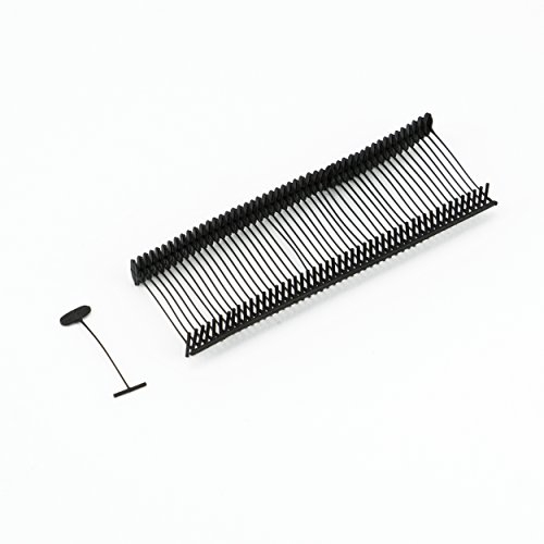 Pokornys – 1.000 Heftfäden (25mm) - für Etikettierpistole Standard I Tag Pins aus schwarzem Kunststoff zur Etikettierung von Kleidung und Textil I für Karton Etiketten mit Loch geeignet