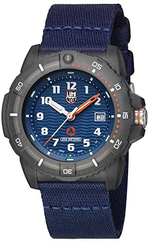 Luminox Herren Outdoor Uhr Eco Series 8900 in der Farbe Blau mit Textilarmband, Gehäusedurchmesser: 46 mm, XS.8903.ECO