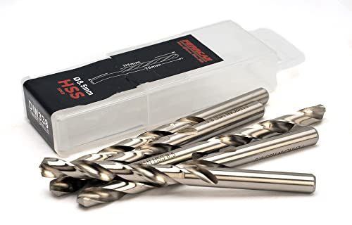 : Ferrcan HSS Metallbohrer für Metall HSS DIN338 M2 (Packung mit 5 Stück pro Maß) (8.5mm)