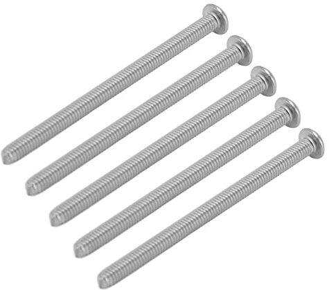 M4 Halbrundschrauben, Halbrundkopfschrauben Einfache Installation Korrosionsbeständig Hohe Festigkeit für Elektronik(2802-0004-0060)