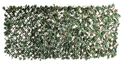 Briconess.com Haie synthétique extensible en bambou brise-vue 200 x 100 h cm