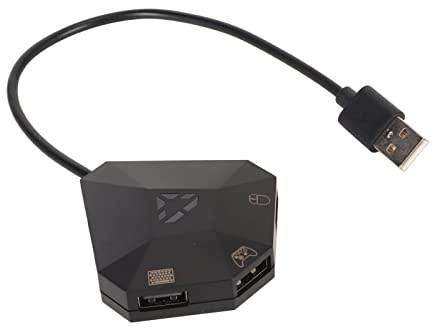 Vikye Tastatur-Maus-Konverter für Switch, Game-Controller-Adapter Kompatibel mit Switch, für PS4 für Xbox One für PS3 für Box 360