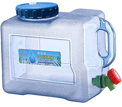predolo Botella de Agua Mineral para Acampar y Senderismo, Resistente y portátil (5/5 / 8L), 8L