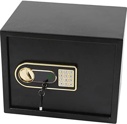 Digital Safe 30L, Möbeltresor aus Q235 Kohlenstoffstahl mit Zwei Freigabemodi und Feuerfeste wasserdichte Tasche für Schränken Studien Nachttischen Registrierkassen Hotels Büros