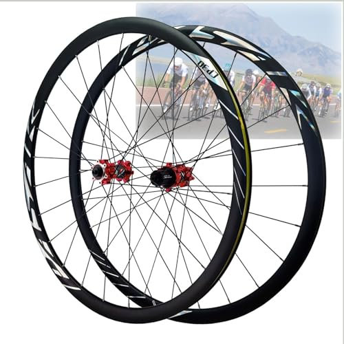 DYSY Racing Road Fahrradräder 700C Scheibenbremse Aluminium 29 Zoll MTB Fahrrad Laufradsatz 30MM Radfelge 24 Löcher for 7-11 Geschwindigkeit 1820g (Size : 15 * 100mm/12 * 142mm)