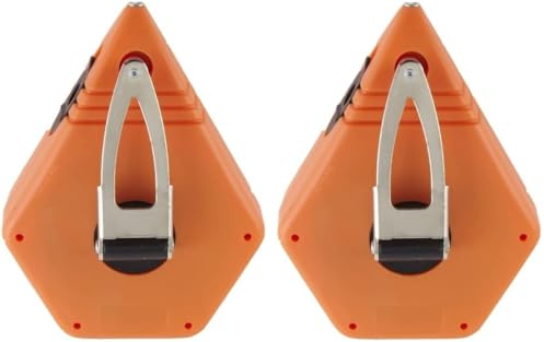 REDIBLUE 2 Pcs Keson P100 Octoganal Chalk Line Reel, 1.5mm String, 2-4-Ounce Capacity, 100-Foot (2 pack)
