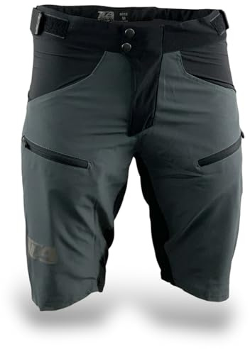 Short MTB Enduro TLA THABOR | Short MTB Stretch pour Hommes et Femmes | Vêtements de Cyclisme et Outdoor Sport | Pantalon de Cyclisme | Shorts de Randonnée Homme et Femme