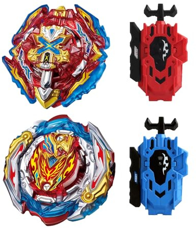 Wotean Peonza de Combate con Lanzador, Giroscopio Turbo Set Launcher, Juegos de Regalo(201+200)