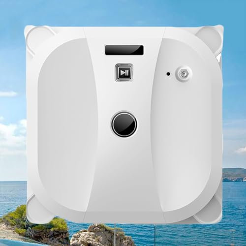 Macchina Lavavetri, Robot Lavavetri Intelligente Con Batteria UPS Integrata, Percorsi Di Pulizia Da Z/N/Z a N E Aspirazione Da 2800 Pa, Design a Doppia Spruzzatura D'acqua, Per Tavolo, Parete