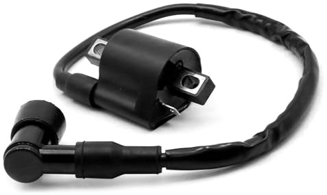 JUUDDENPARTS 3KJ-82310-10-00 Ignition Coil with Spark Plug Cap, Replacement for Yamaha PW50 PW80 QT50 PY50 PY80, Ignition Coil for 50cc-200cc Motorcycle ATV Scooter, 3FA-82310-00-00, 4JP-82310-10-00