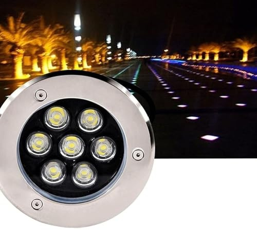 Iluminación Subacuática - Foco Para Piscina - Luz LED Subacuática, Focos Led Empotrables Exterior De 12V CA, Iluminación LED Para Piscina Impermeable IP68, Para Jardín, Patio, Césped(Purple,7W)