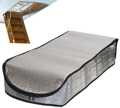 Dachbodentreppe Dämmabdeckung | Dachboden Winter Dämmplatten Herunterziehbare Abdeckung | Wiederverwendbare Winter Thermohülle Für Lüftung Kältewetter Treppen Kriechraum Garage Wohnung