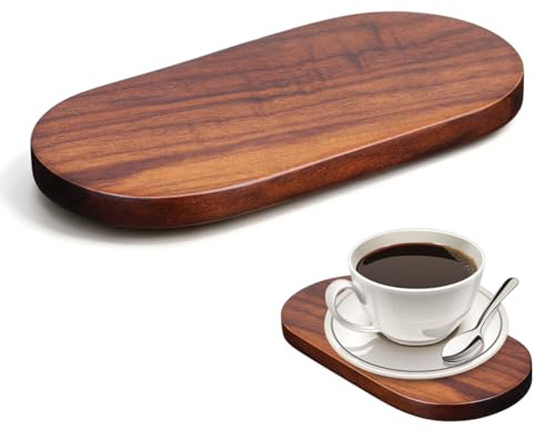 MUSISALY Base De Madera Ovalada Para Accesorios Y Figuras Soporte De Exhibición Para Joyas Juguetes Y Coleccionables Pedestal Decorativo Pequeño Para Hogar Oficina Y Fotografía
