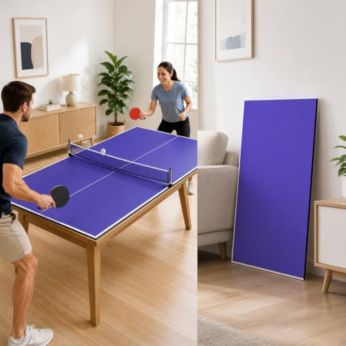Tischtennis Netz Set klappbar – Aufsteckbar, platzsparend, einfache Montage – für Zuhause & Freizeit