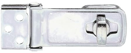 Alberts 348397 Aldabilla de seguridad, Galvanizado, pasivado con capa gruesa, Longitud aldabilla 85 mm, Anchura 40 mm