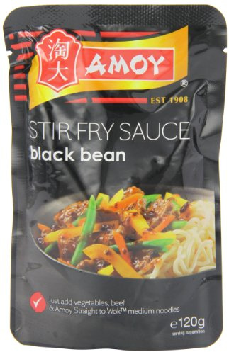 Amoy Aromatic Black Bean Stir Fry Sauce 120 g (Pack of 12)