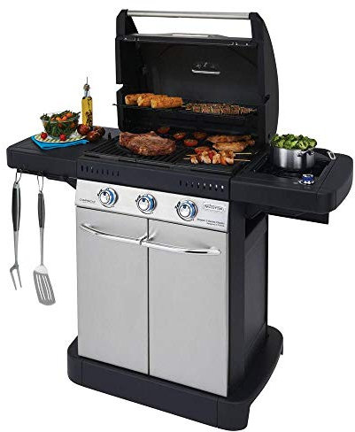 CAMPINGAZ Barbacoa de Gas Masterseries 3 Classic, Color Negro, 144 x 120 x 151 cm, 2000030696