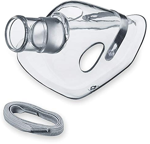 Beurer Babymaske zur Inhalation, mit Halteband, für Babys und Kleinkinder von 0 bis 3 Jahren, Inhalator-Zubehör verwendbar mit den Beurer Inhalatoren | Für Babys und Kleinkinder von 0 bis 3 Jahren, mit Halteband