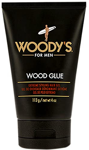 Woody's Wood Glue Extreme Gel coiffant pour homme, 118 ml