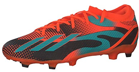 adidas Unisex X Speedportal Messi.3 Firm Ground Boots, Solar Orange/Mint Rush/Core Black, 8 UK