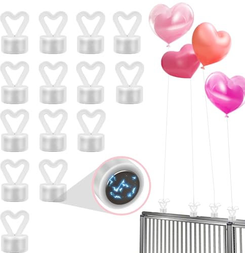 Peso palloncini, 14 pesi per palloncini a elio, per palloncini a forma di cuore, per matrimoni, compleanni e feste