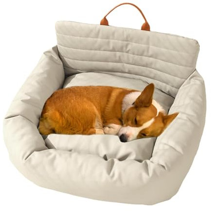 Hundebett für Auto, Autositz-Hundebett | Fahrzeugsitz-Hundezwinger | Multifunktionaler Hunde-Haustiersitz für, weicher, wasserdichter Reise-Zwingersitz für Haustiere bis zu 10 kg