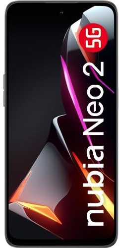 ZTE nubia Neo 2 5G Storm Grey - Smartphone con 256GB e 8GB RAM, Display da 6.72 FHD+, Fotocamera 50MP, Batteria 5200mAh, Processore Gaming fino a 2.7GHz, Ricarica Veloce 33W, NFC, 120Hz Refresh Rate