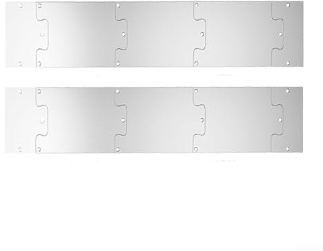 Tür-Metall-Trittplatte, Trittplatten für Außentüren, Metall-Trittplatte, 15,2 x 71,1 cm, Aluminium-dekorative Platten, Schutz (20,3 x 91,4 cm)