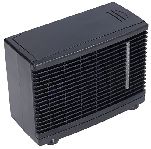 Uadme Mini Air Conditioning Fan, Silent Portable Evaporative Cooler with Water Tank for Car and Home, 12V, Small Desktop Cooling Fan, Car Air Conditioner Fan