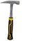 ZWEquipint Geological Rock Pick Hammer,45 Steel,Shock Reducing Rubber Handle,for Masonry and Outdoor Projects(A)