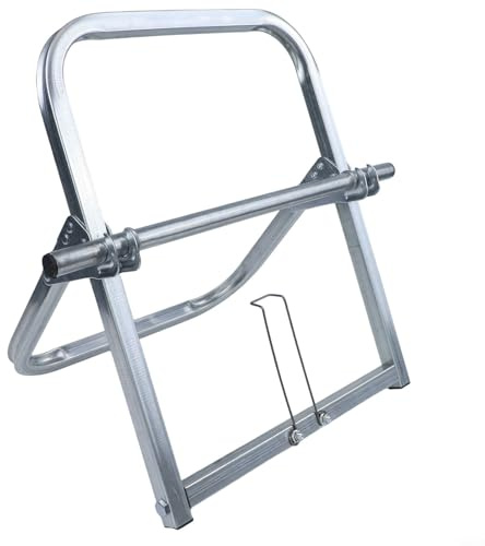 Zilimontt Portabicavo per bobine di filo, rack in filo metallico ad asse singolo, per avvolgicavo fino a 30 cm di diametro, 41 x 33 cm, design compatto per casa o professionale