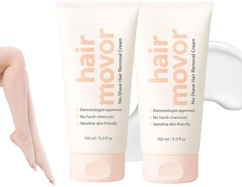 Facial Hair Remover Cream,Plant Extract Hair Removal Cream for Women Face,150ml Non-Tightening Moisturizing Beauty Depilatory Products