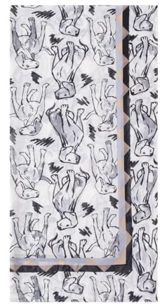 CODELLO PRINTED SCARF POLYESTER/VISCOSE DOG
