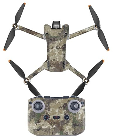 Für 3 Drone Aufkleber Vollständige Umgebende Körper Farbe PVC wasserdichte Film Coole Fernbedienung Aufkleber Haut Zubehör Controller Abziehbilder