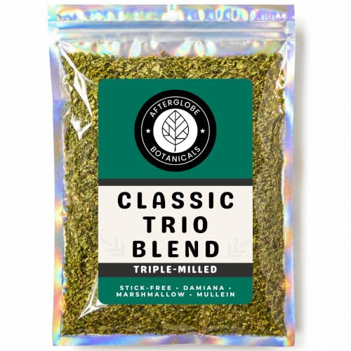 Marshmallow Leaf, Damiana & Mullein Herbal Blend | Stick-Free & Pre-Ground | Packed in the UK | Loose Herbal Tea (30g)