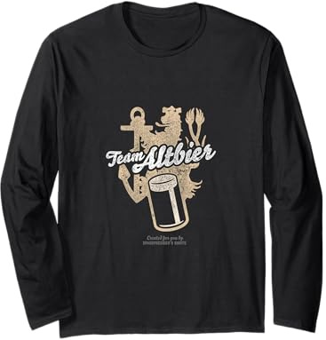 Düsseldorfer Beer Design Lettering Team Altbier Düsseldorf Long Sleeve T-Shirt