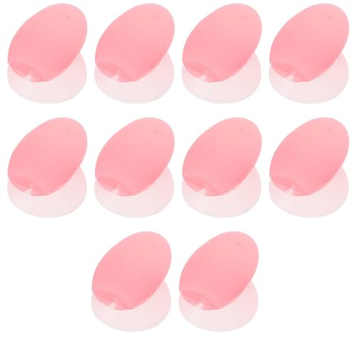 MALUGOGO 10 fundas para brochas de labios, cubierta de silicona portátil a prueba de polvo, tapa protectora para brochas de labios, bolsa de maquillaje de viaje