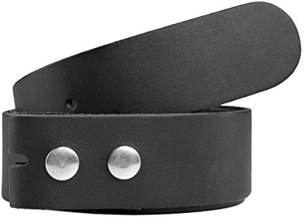 shenky Wechselgürtel ohne Schnalle | Druckknöpfe | 4cm Breite | Männer Druckknopfgürtel | Gürtel für Gürtelschnalle | Herren | Austauschbare Schnalle | Ledergürtel zum Wechseln