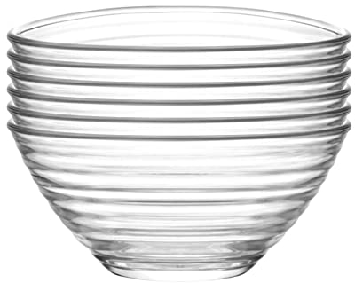 Lav Ramequins Derin en Verre - Taille Moyenne - 200 ML - Lot de 6