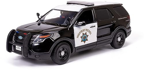 Motormax 76955 1/24 Scale 2015 Ford Police Interceptor Utility Police SUV California Highway Patrol CHP Diecast Model Car