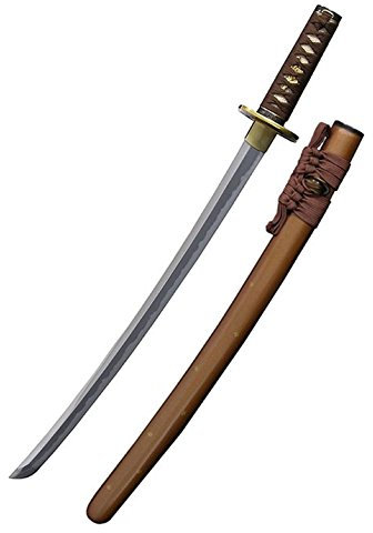 Bushido Wakizashi + gefaltet + scharf + echte Hamon von Hanwei ® Silvio Overlach GmbH