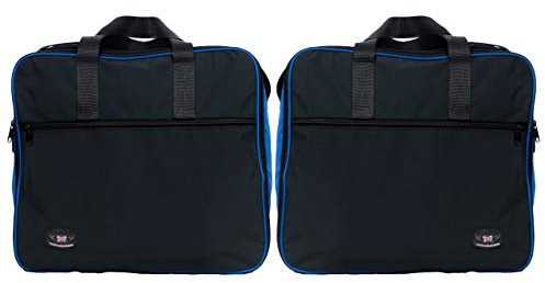 GREAT BIKERS GEAR - Packtasche Liner Taschen Gepäcktaschen Koffer innentaschen motorradFür BMW R1200gs R1250GS Adventure Aluminium (Blau/Schwarz)