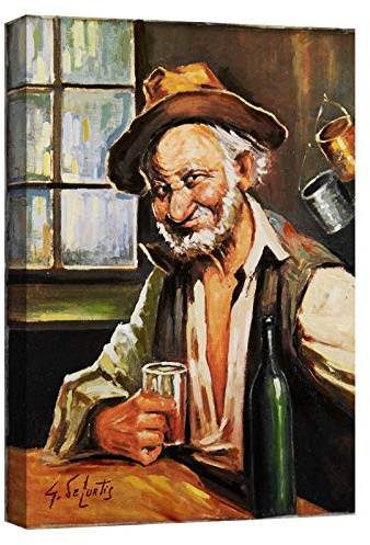 canvashop Quadri Moderni Teomondo Scrofalo 70x50 cm | Stampe da Parete, Tela Canvas, Arredo Casa Soggiorno