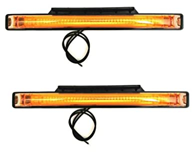 MelTruck® 2x LED Umrissleuchte Seitenleuchte 12V 24V für LKW PKW Anhänger Trailer Wohnwagen