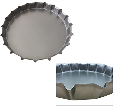 Fornoservice - Moule à pain typique Pugliese avec base Ø 32, hauteur 4,5 cm en tôle