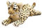 TRAVELKNOT Peluche de Guepardo Realista Grande Leopardo Peluche Lindo Juguetes Cojín 48CM Suave de Simulación de Animales Abrazar Cojín Adecuado para Niños Adultos Cumpleaños