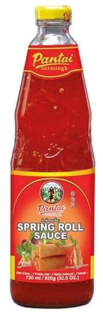 Salsa agridulce para rollitos de primavera 730 ml estilo tailandés, dip y glaseado para wok, pollo, cerdo, marisco y verduras