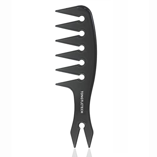 Texture Comb - Men's Wide Tooth Styling Comb for Women & Men, Suitable for Most Hair Types - Salon & Barber Use